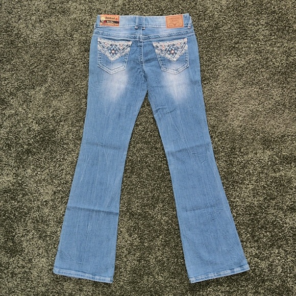 Low-Rise Blue Jeans - Picture 3 of 13
